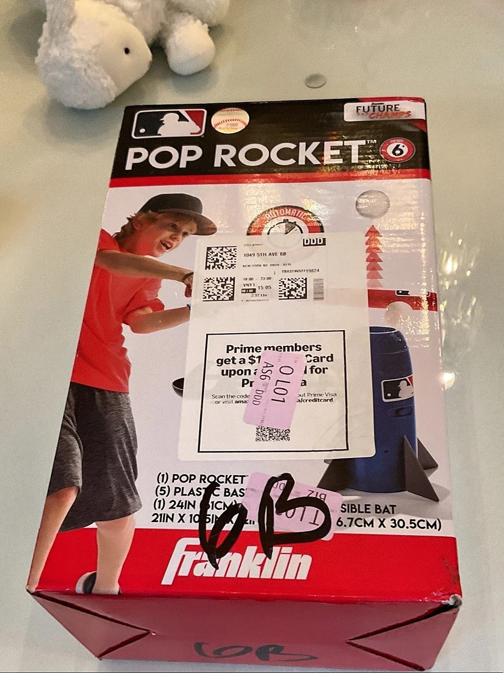 Franklin MLB Pop Rocket Pitching Machine Baseball Toy